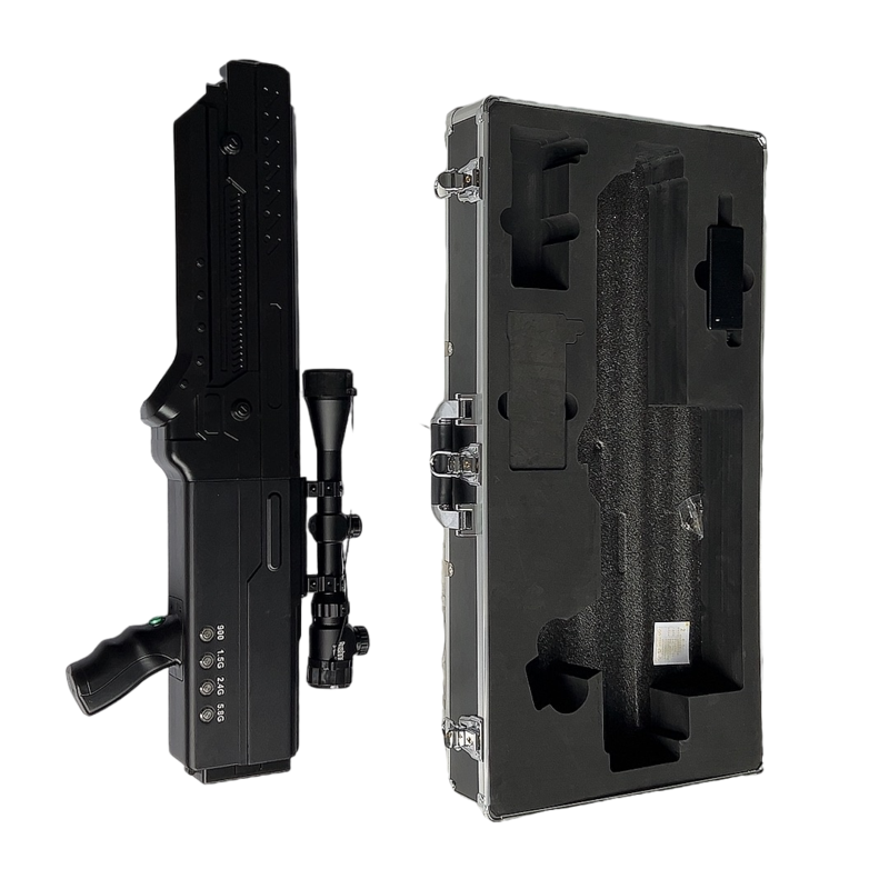  揭阳手持便携式枪型低空防御反制四通道A型